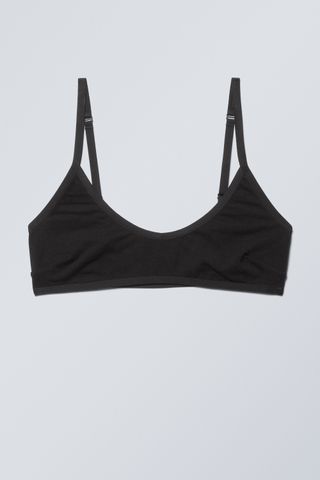 Inez Scooped Cotton Bralette