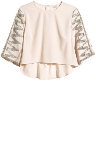 H&M Embellished Sleeve Top, £29.99