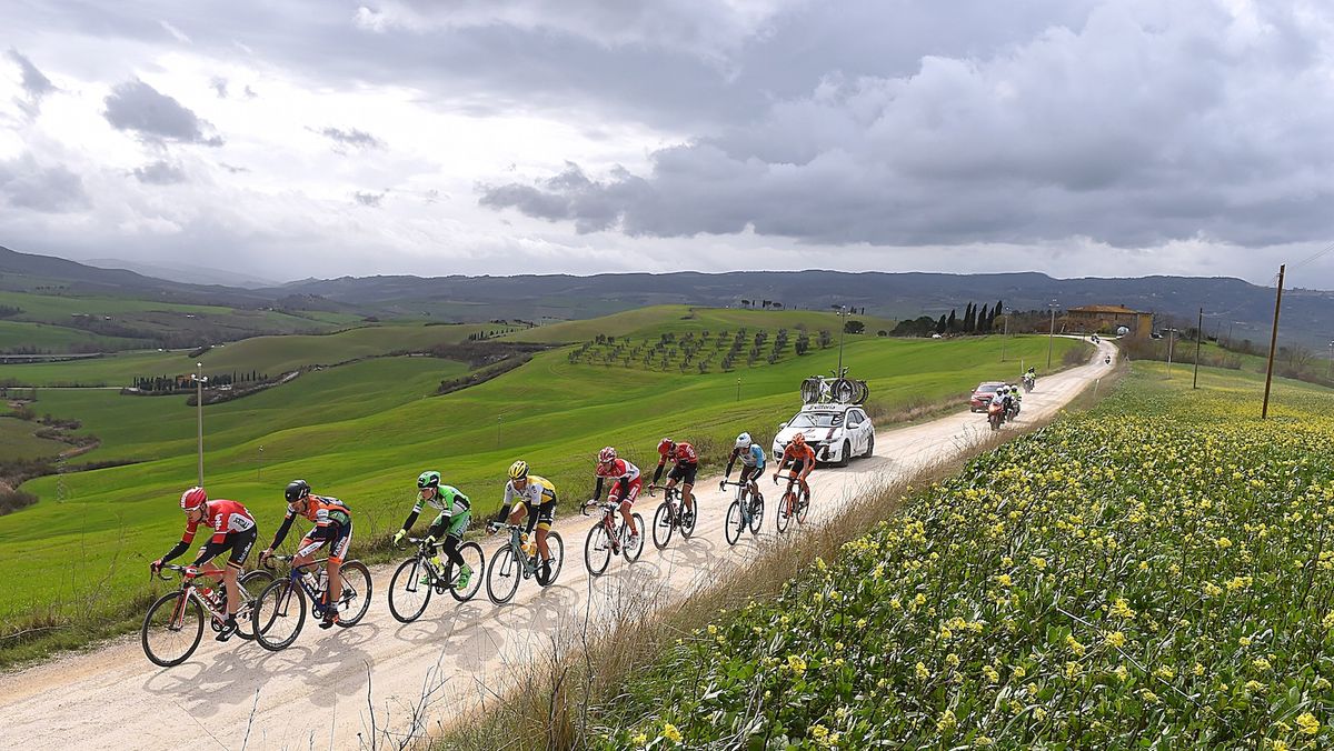 The rolling Tuscan countryside