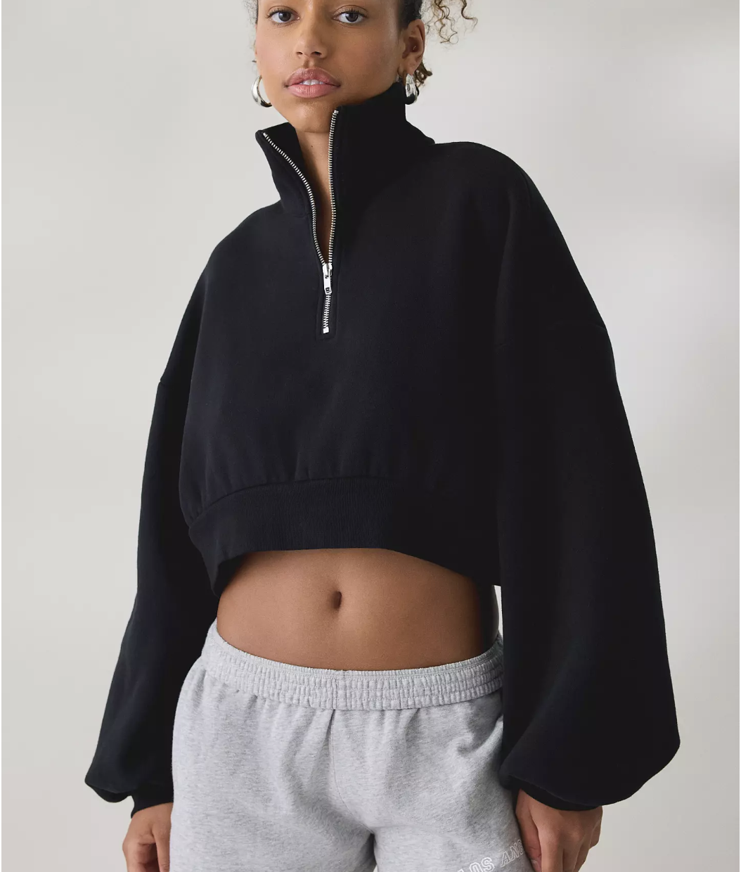 Urban Outfitters, Out From Under Take It Easy Cropped Quarter Zip Pullover (Was $49)