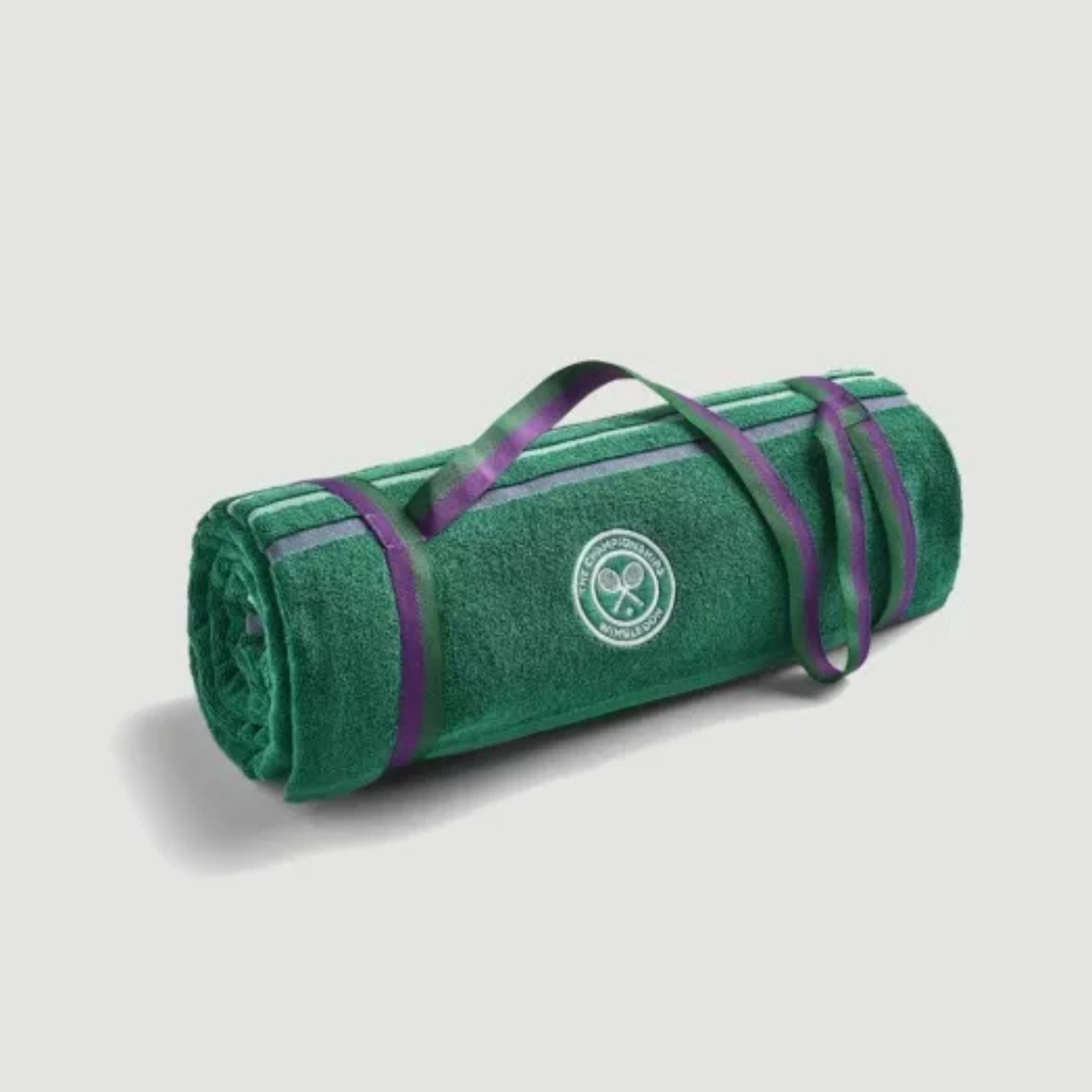 The Wimbledon Essentials Green Cotton Towelling Picnic Blanket