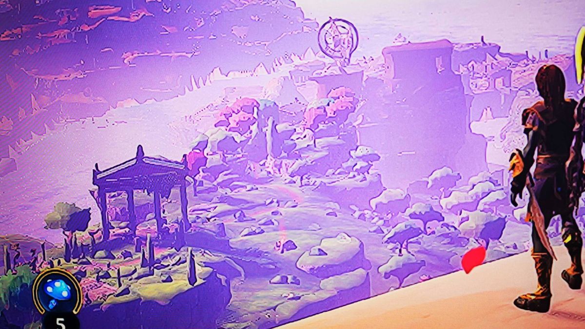 Immortals Fenyx Rising on Switch with mClassic switched on
