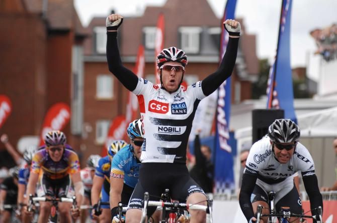 Matt Goss (Team CSC) wins stage 2 in 2008