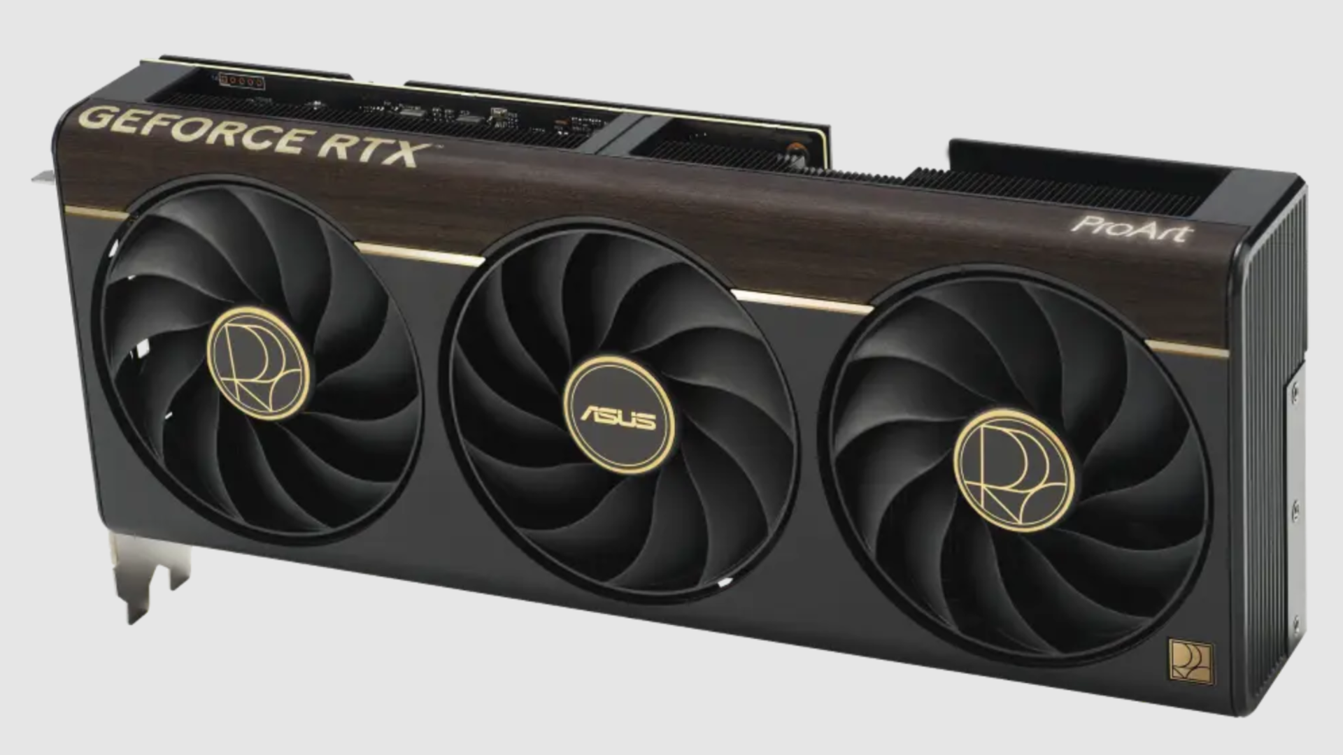 Asus launches ProArt RTX 5080 with fancy wooden trim, charging