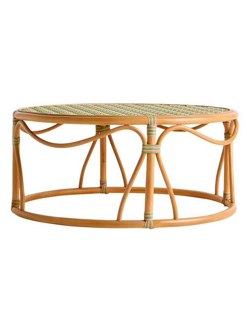 Coastal Rattan Coffee Table