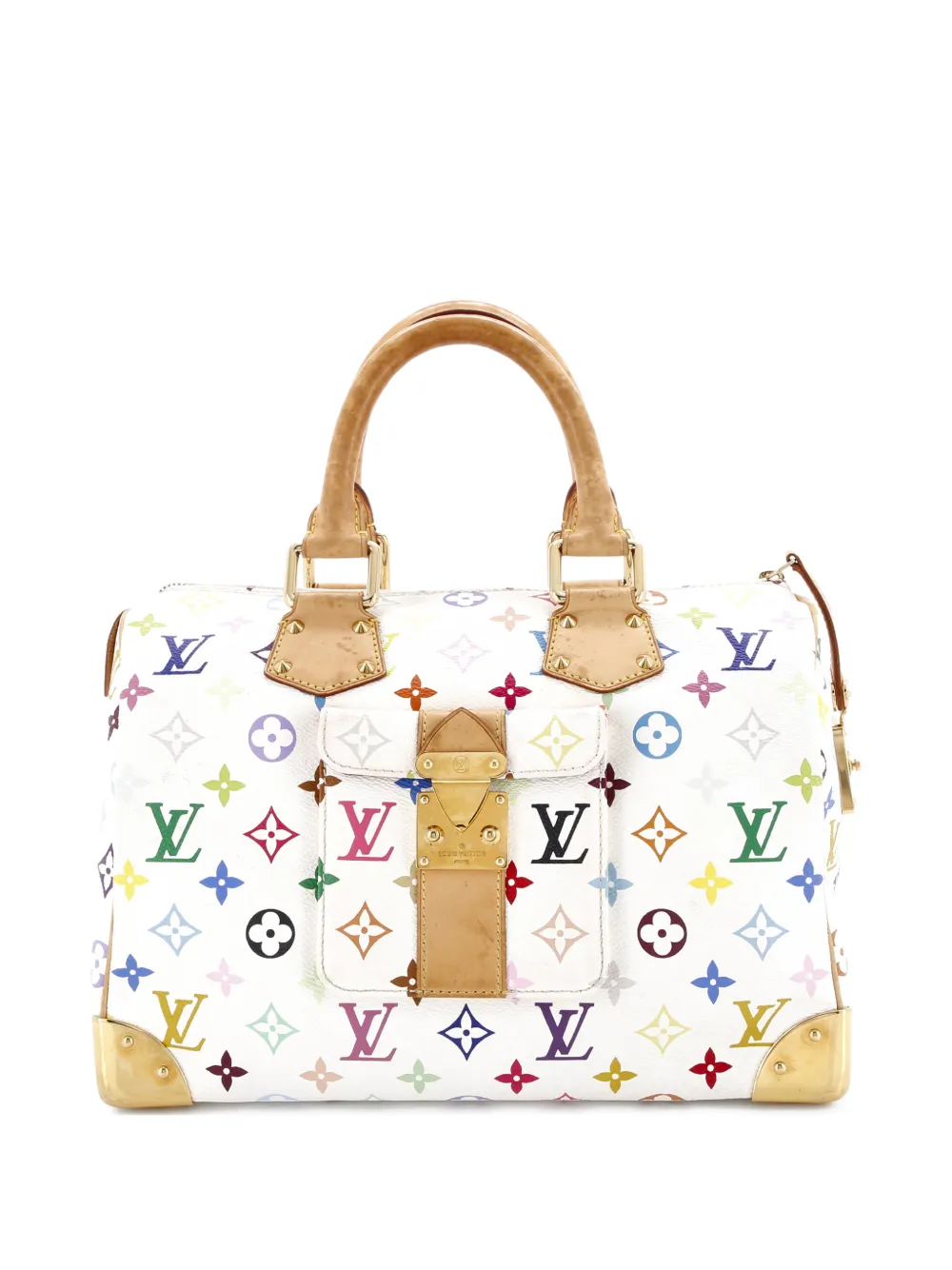 Louis Vuitton Pre-Owned Speedy Handbag Monogram Multicolor 30 Satchel | One Size