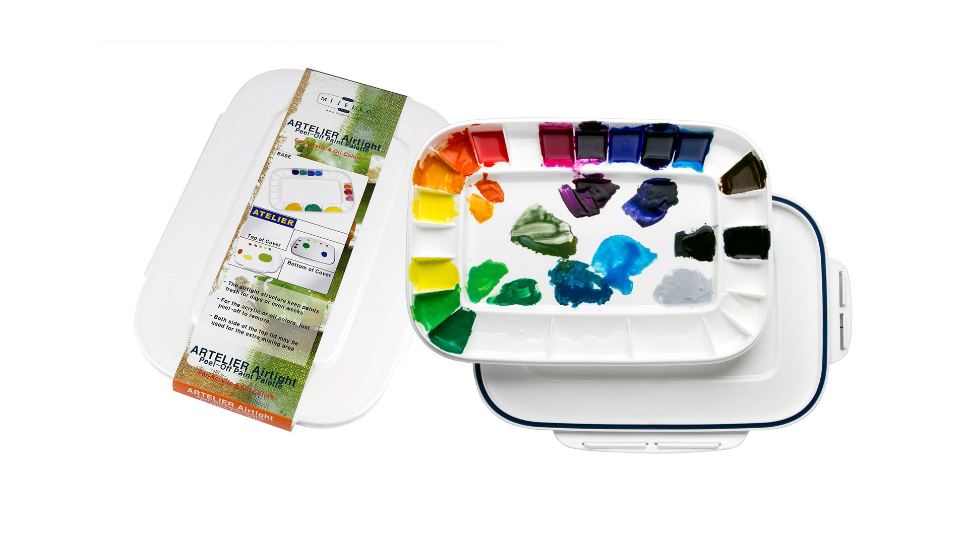 Best art supplies: Mijello Lidded Plastic Palette