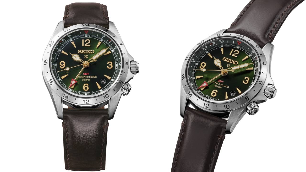Seiko Prospex Alpinist Mechanical GMT in Green