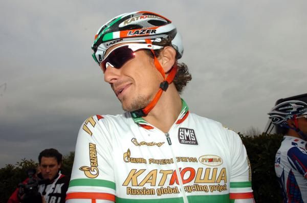 Filippo Pozzato (Katusha) was racing near home