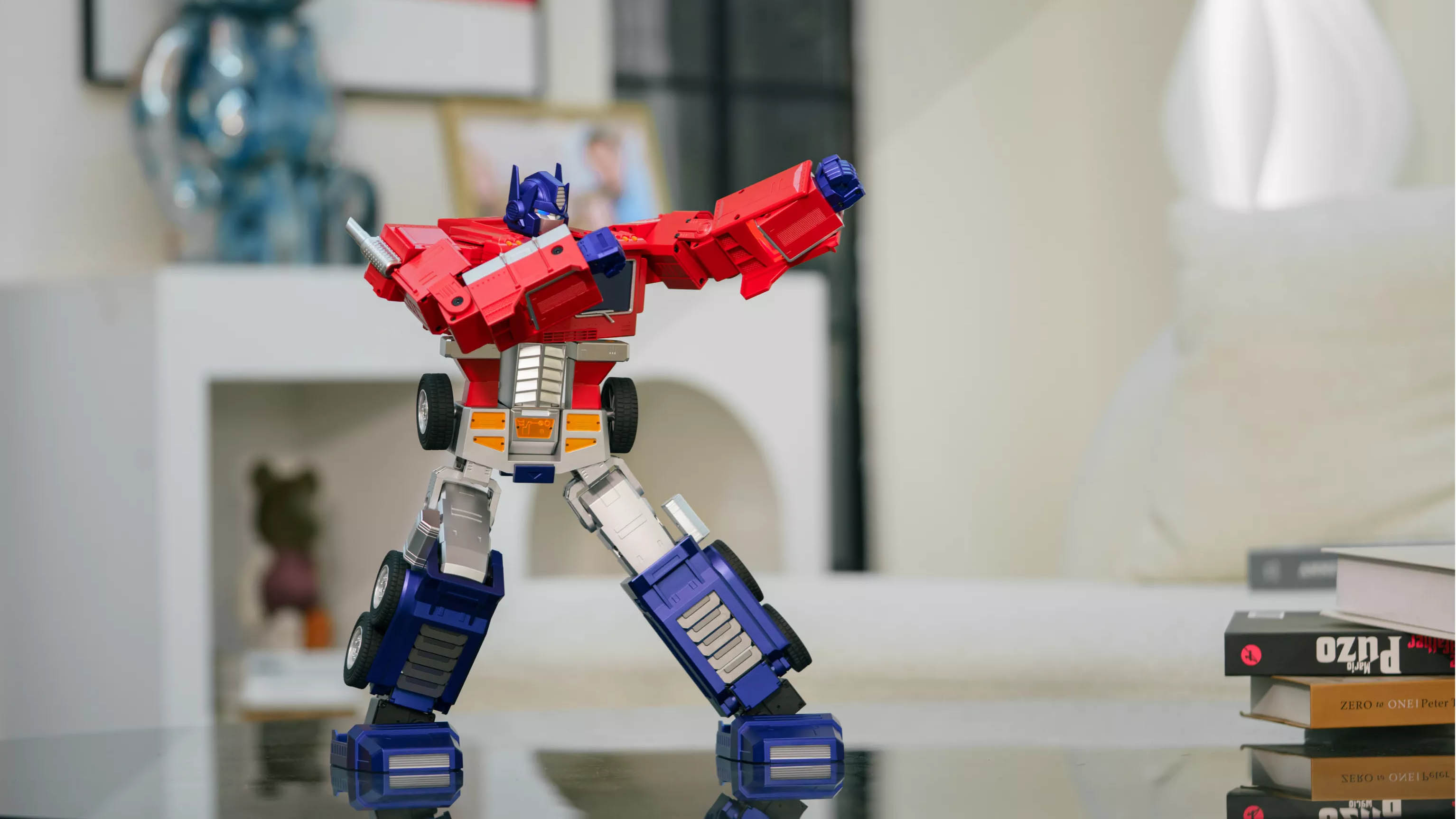 This Optimus Prime Transformer is the stuff of childhood dreams