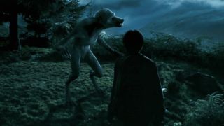 Lupin as a werewolf in Harry Potter and the Prisoner of Azkaban