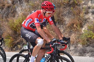 Chris Froome at the Vuelta a Espa&ntilde;a