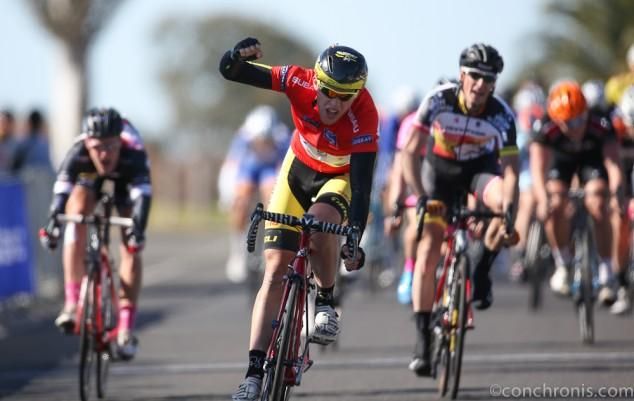 Jesse Kerrison (Budget Forklifts) wins stage 7 to secure the overall win