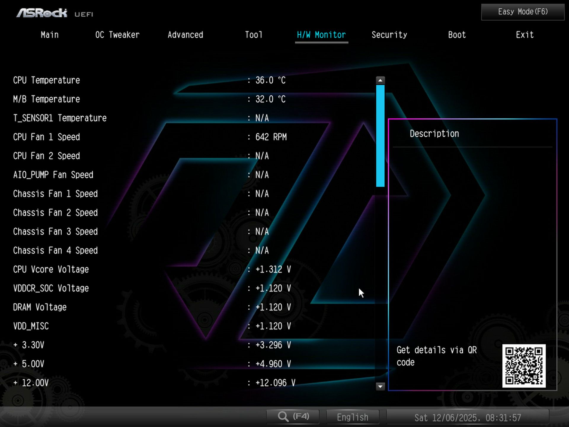 ASRock X870 Taichi Creator - BIOS
