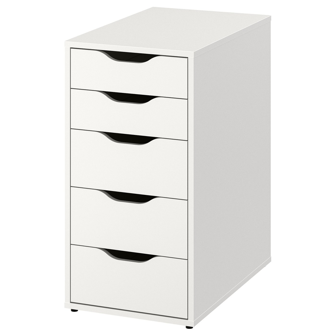 Alex Drawer Unit - White 36x70 Cm
