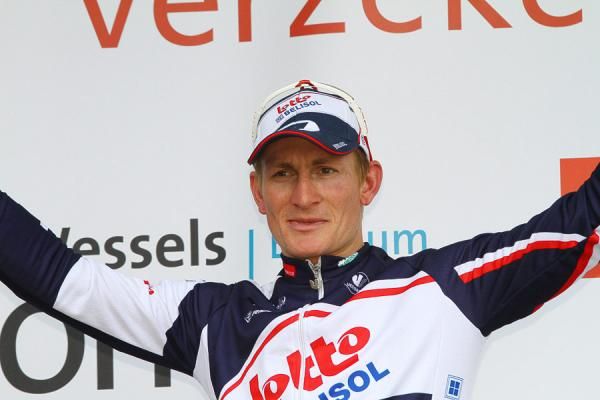 Stage 2 winner Andre Greipel (Lotto Belisol)