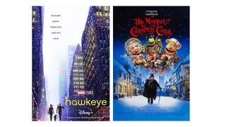 A comparison between the Hawkeye movie poster and the muppets movie poster.