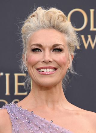 Hannah Waddingham attends The Olivier Awards 2024 at The Royal Albert Hall on April 14, 2024 in London, England