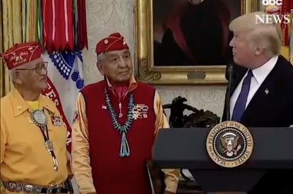 Native Americans and Donald Trump.