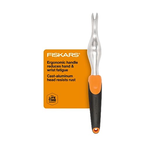 Fiskars Ergo Garden Hand Weeder Tool, Heavy Duty for Removing Weeds &amp;amp; Roots