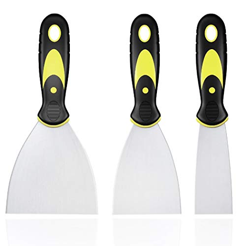3 Packs Paint Wallpaper Scraper Tool Set, Stainless Filling Knives Putty Drywall Joint Knife With Plastic Handle and Metal Blade Scraper, Perfect for Diy Decorating Paint Removal : Amazon.co.uk: Diy & Tools