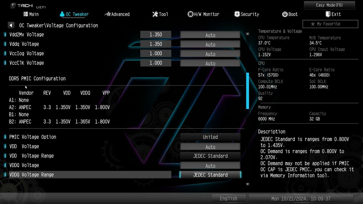 ASRock Z890 Taichi Lite