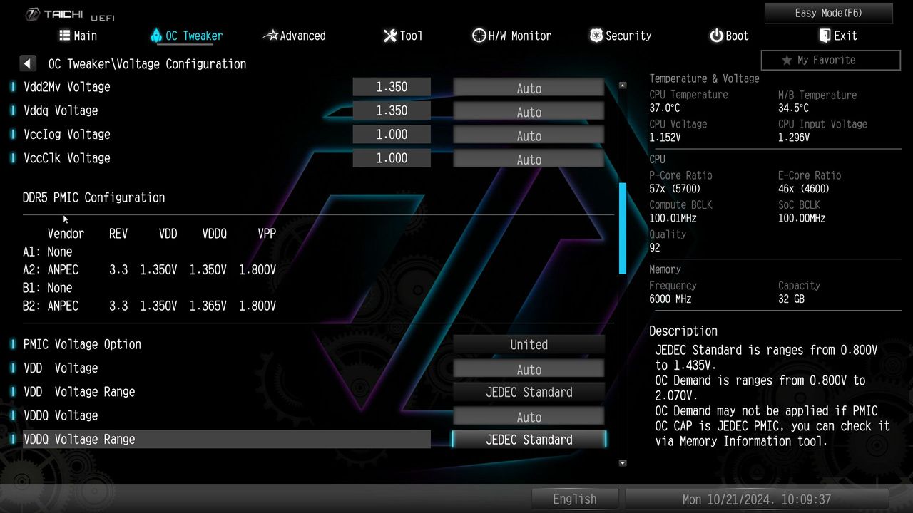 ASRock Z890 Taichi Lite