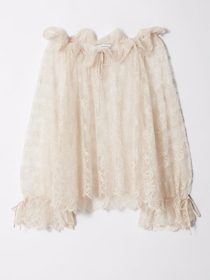 & Other Stories, Ruffled Lace Top
