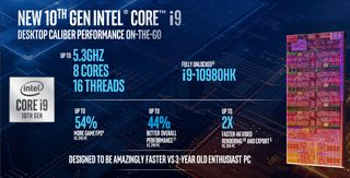 Intel 10th Gen H-Series mobile processors