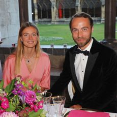 Alizee Thevenet and James Middleton attend Queen Elizabeth's Platinum Jubilee gala