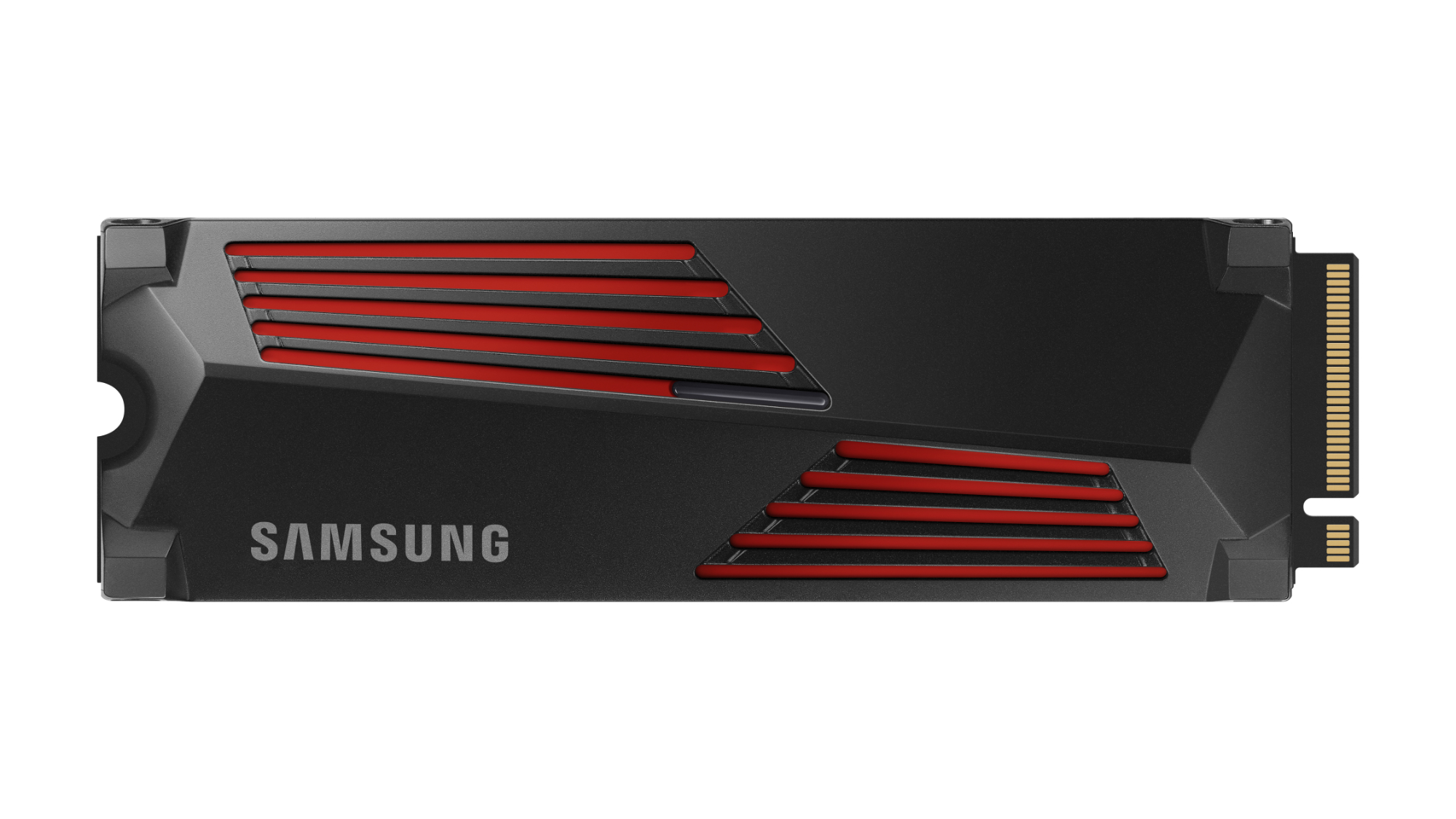 Samsung 990 Pro SSD with Heatsink and RGB lighting design