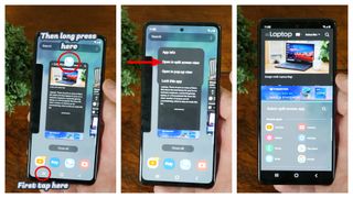 How to use split screen on Android - Button based Samsung