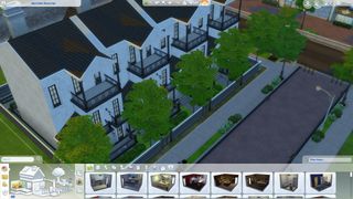 The Sims 4 - A townhouse block