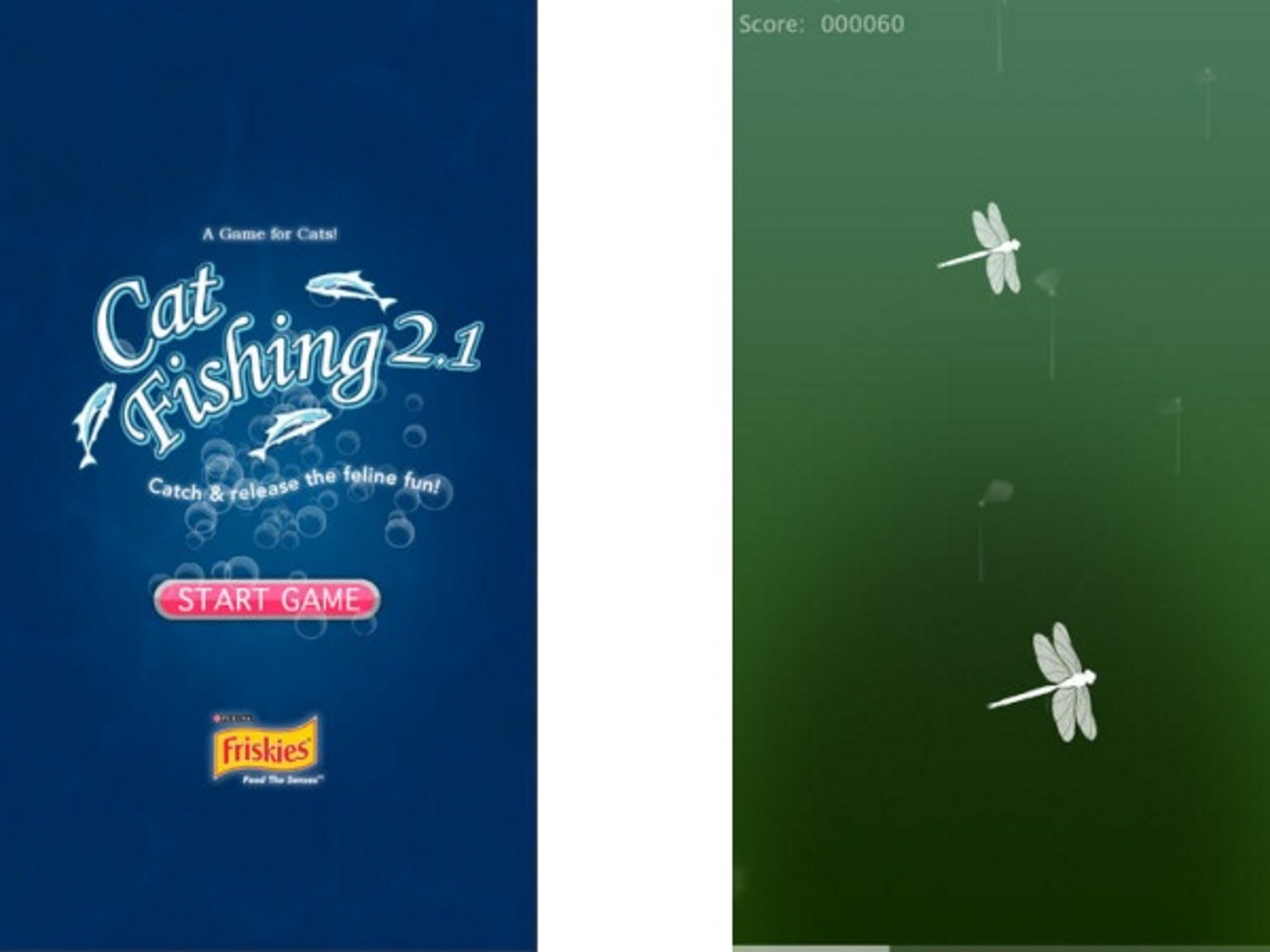 Friskies Cat Fishing & Jitterbug (Android, iOS: Free)