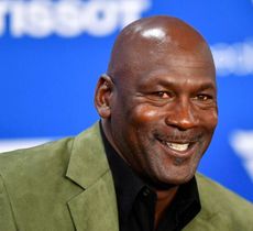 paris, france january 24 michael jordan attends a press conference before the nba paris game match between charlotte hornets and milwaukee bucks on january 24, 2020 in paris, france photo by aurelien meuniergetty images