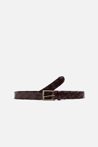 Woven Leather Belt