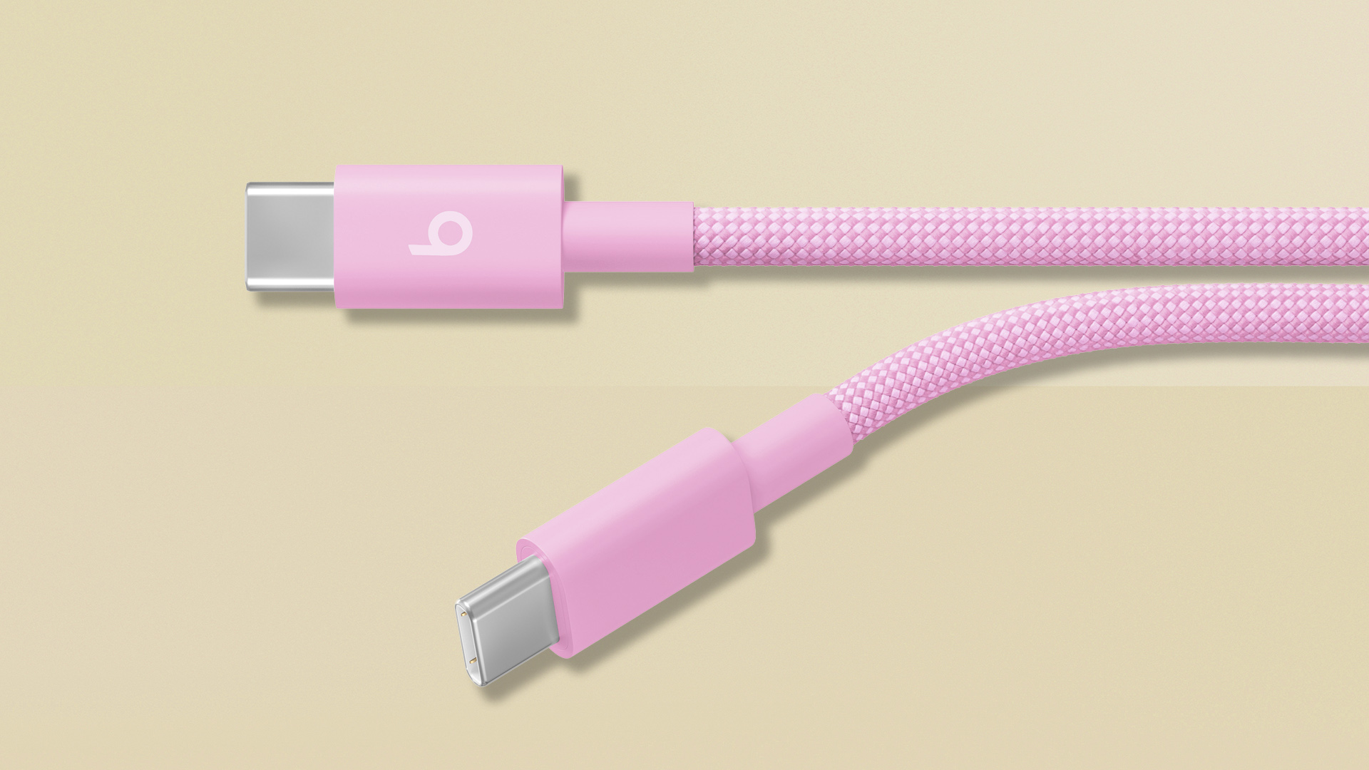 Beats cables in Power Pink colour