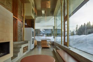 Inside the Glass Cabin, Czech Republic, by Mjölk Architects