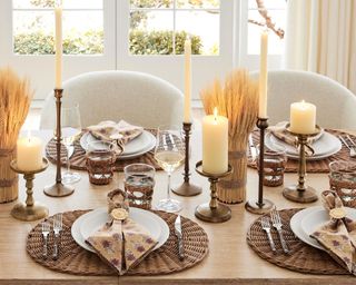 Pottery Barn Thanksgiving candles