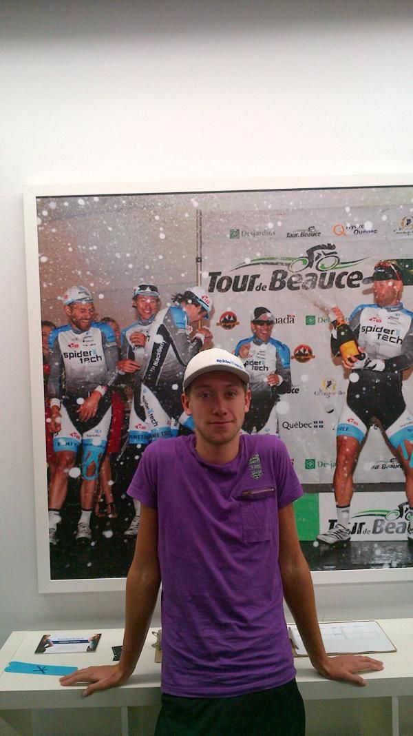 Team Spidertech's David Boily had a solid 2011 season, highlighted by his 2nd place GC finish in the Tour de l'Avenir.