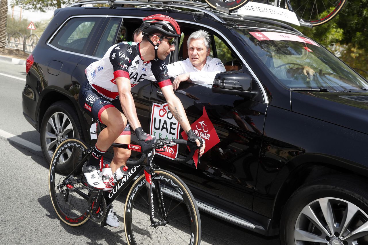 UAE Team Emirates team manager Beppe Saronni