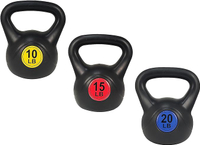 Signature Fitness ​wide grip 3-Piece kettlebell set: $39 at Amazon