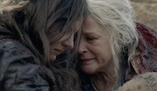 carol and lydia crying the walking dead season 10