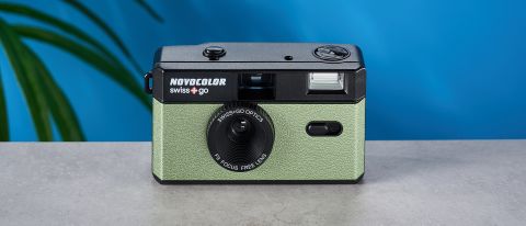 A Novocolor Swiss+Go 35mm film camera