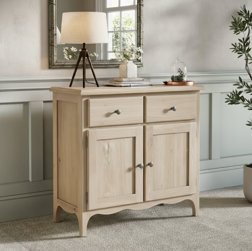 Roseland Celine Washed Oak sideboard