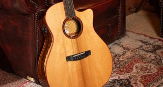 Cort Gold-A10 Cocobolo: this stunning high-end build from the South Korean company features Adirondack spruce on top, with the eye-popping cocobolo on the back and sides.