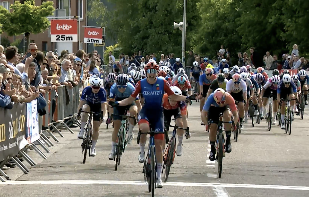 Martina Fidanza (Ceratizit-WNT Pro Cycling) wins the 2024 GP Mazda Schelkens