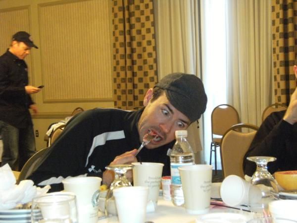 Ken Hanson Is hungry after 3 days in the snow