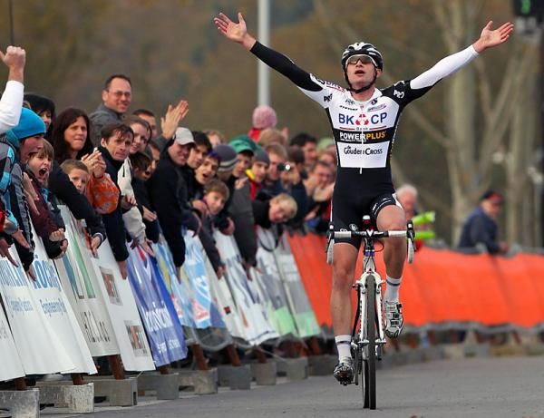 Radomir Simunek Jr. (BKCP - Powerplus) celebrates his victory.