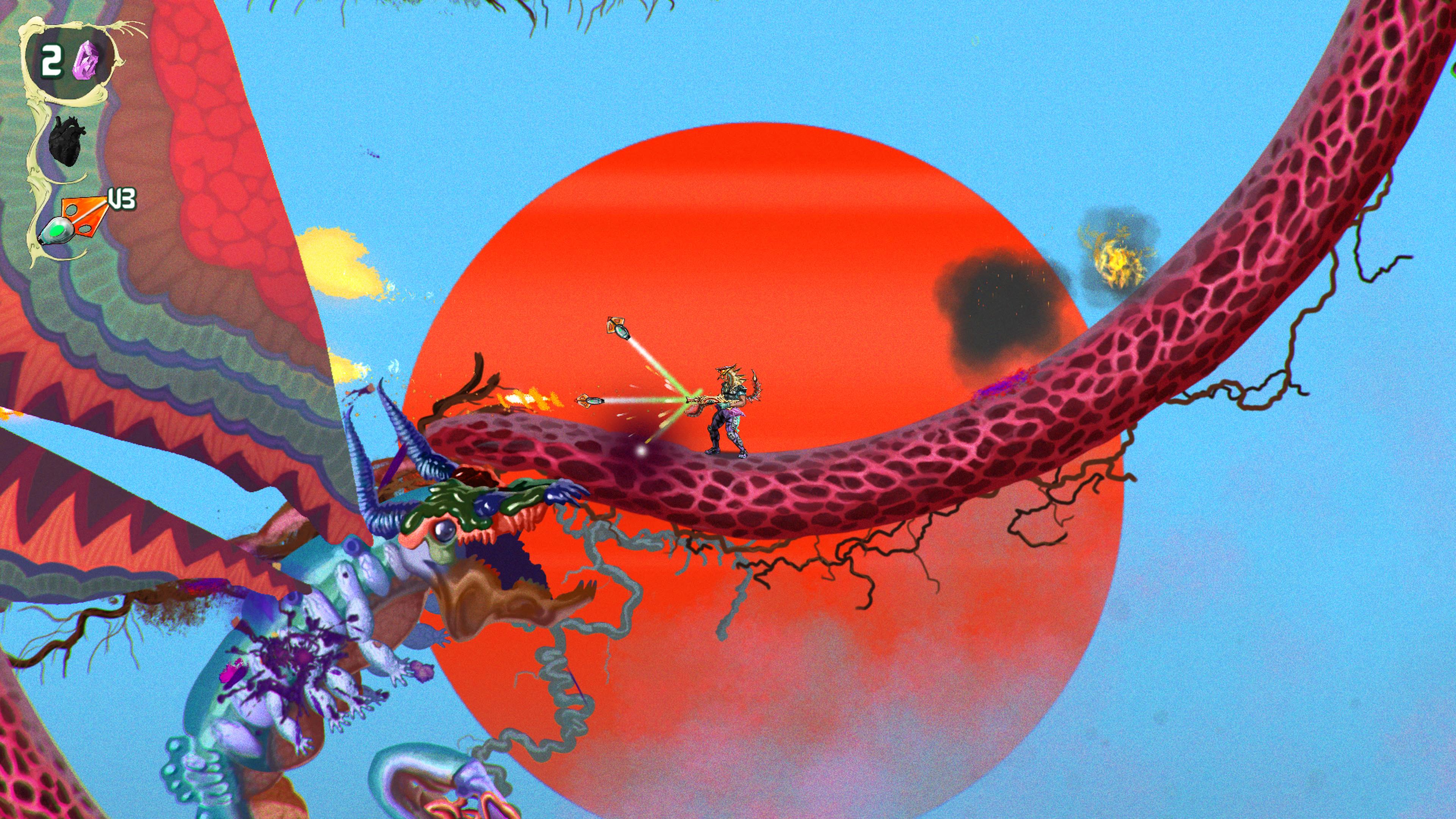 Screens from a retro video game with 80s fantasy art